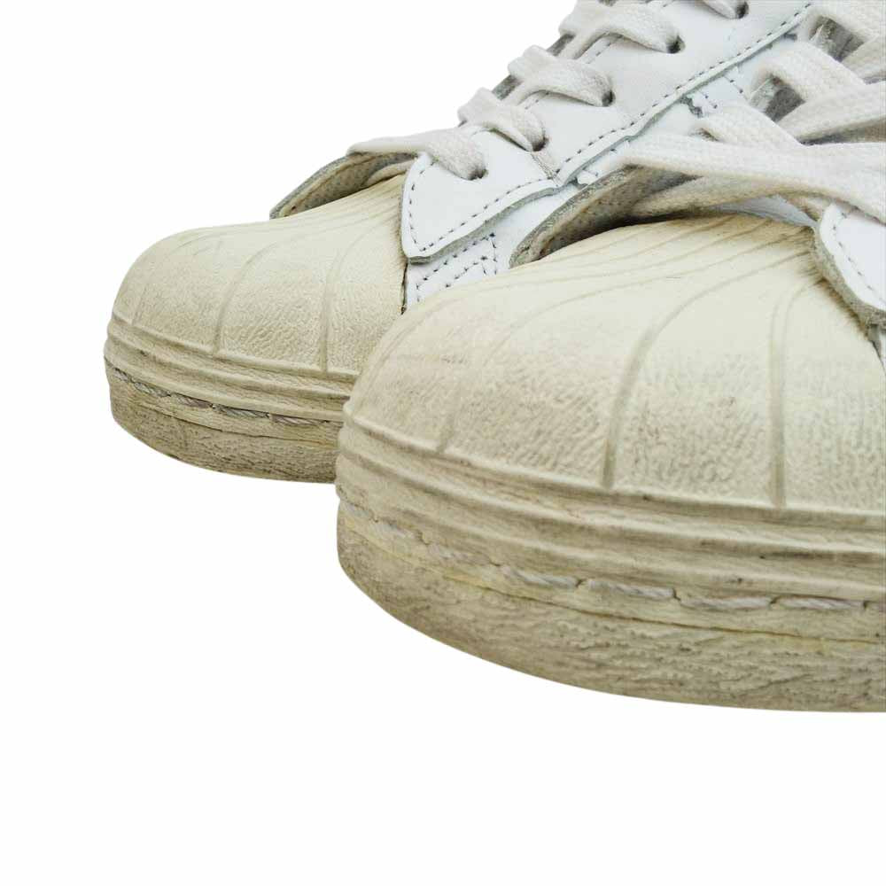adidas アディダス CG3603 EDIFICE エディフィス 別注 SUPERSTAR 80s スーパースター スニーカー ホワイト系 US8.5【中古】