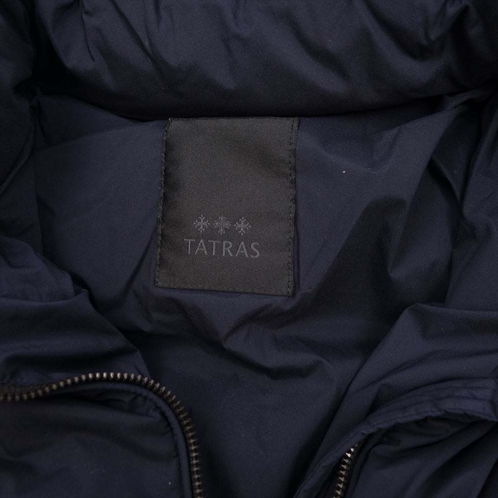 TATRAS タトラス 17AW  MTA8ED4368 国内正規品 EDIFICE エディフィス 別注 ストレッチ ナイロン ダウン ジャケット 3 ネイビー系【中古】