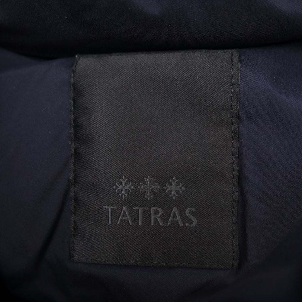 TATRAS タトラス 17AW  MTA8ED4368 国内正規品 EDIFICE エディフィス 別注 ストレッチ ナイロン ダウン ジャケット 3 ネイビー系【中古】