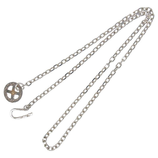 ARIZONA FREEDOM アリゾナフリーダム K18 太陽神 唐草 イーグルフック メディスンホイール ネックレス シルバー系【中古】