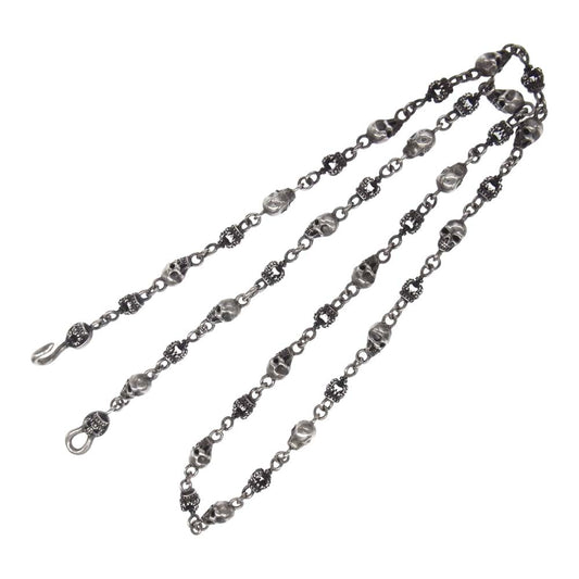 Justin Davis ジャスティンデイビス  SNJ126 SKULL DIVINE スカル クラウン チェーン シルバー系【中古】