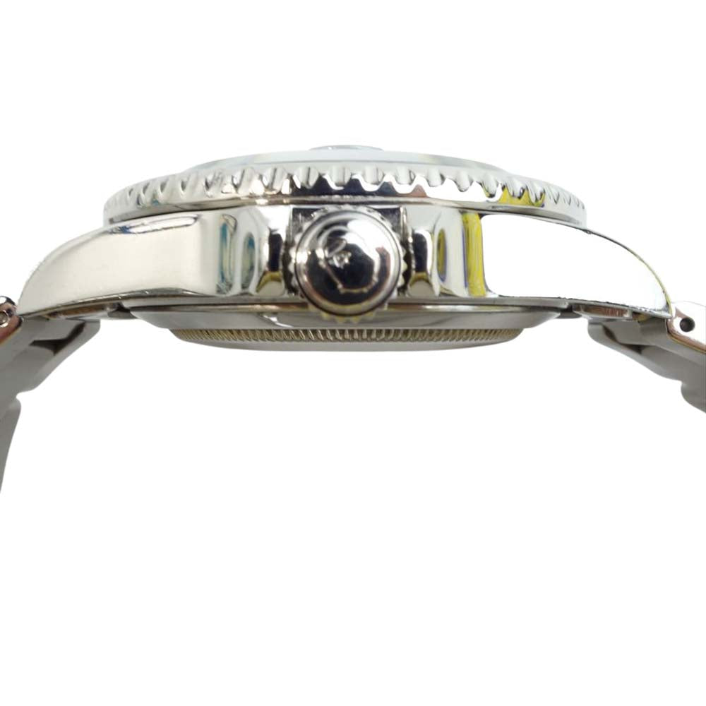 A BATHING APE アベイシングエイプ BAPEX サルマリーナ 自動巻き ベイビーマイロ カモ シルバー系【中古】