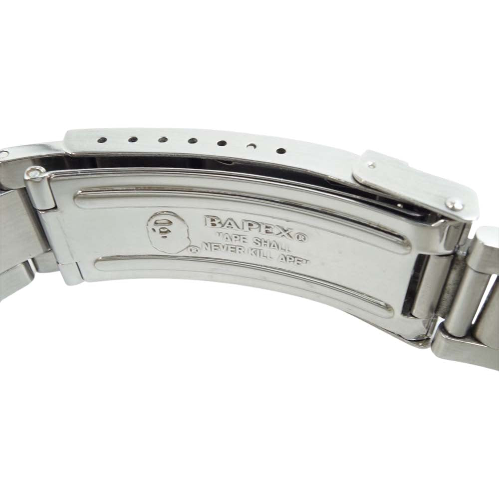 A BATHING APE アベイシングエイプ BAPEX サルマリーナ 自動巻き ベイビーマイロ カモ シルバー系【中古】