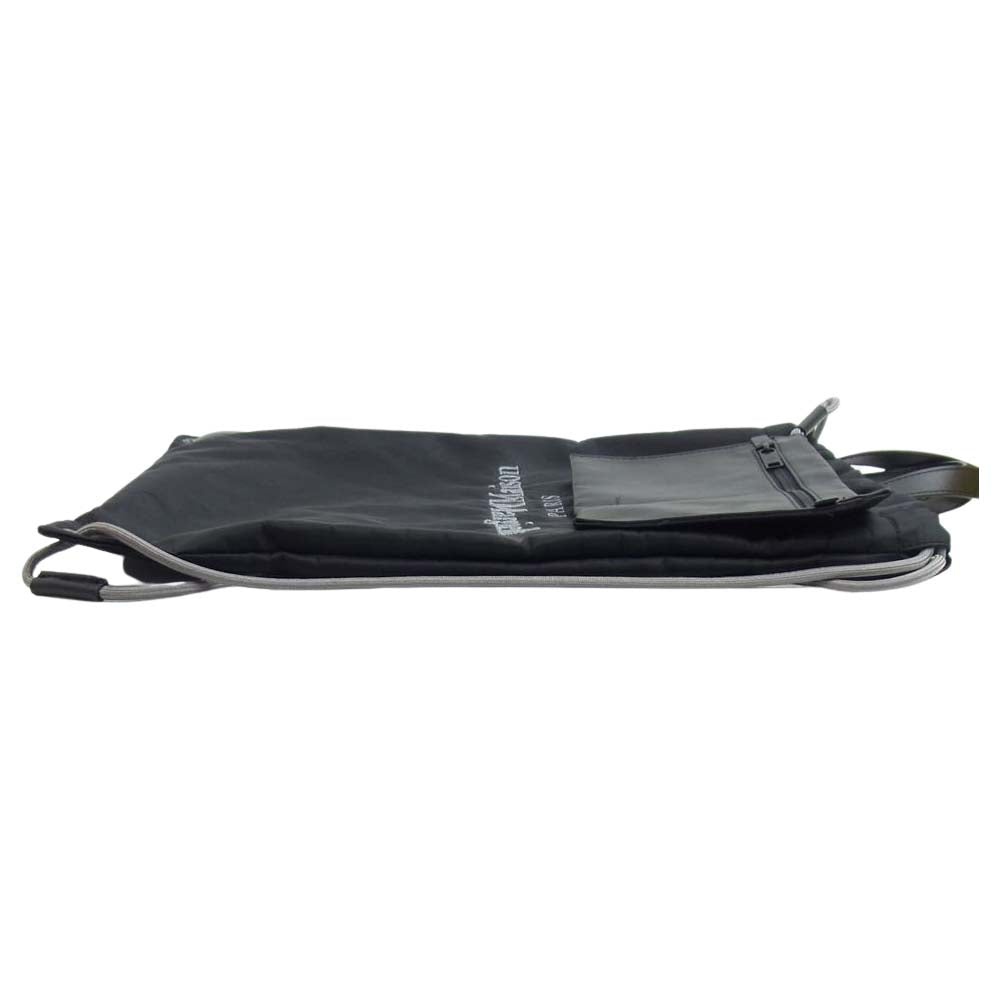 MAISON MARGIELA メゾンマルジェラ P0924 ドローストリング リュック ブラック系【中古】