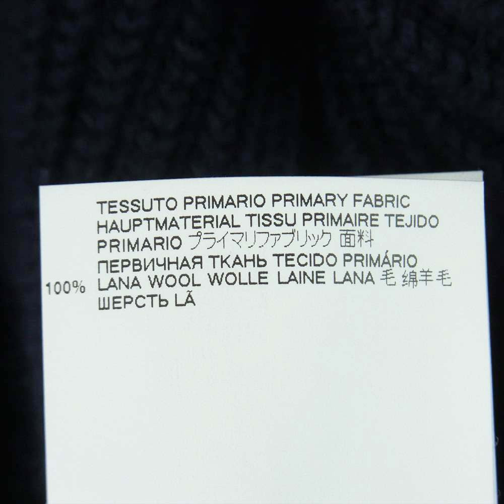 MAISON MARTIN MARGIELA メゾンマルタンマルジェラ S16769 国内正規品 5GG ローゲージ ジップ ドライバーズ ニット ネイビー系 M【中古】
