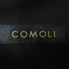 COMOLI コモリ U03-01010 ディアスキン レザー 長袖シャツ ブラック系 2【極上美品】【中古】