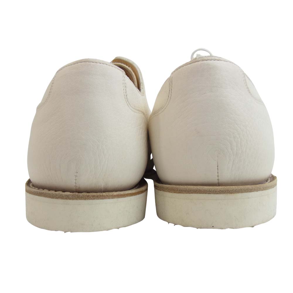 バーカー 4569FW11 JIMMY WHITE GRAIN レザー ローカット シューズ UK8.5 ホワイト系 8.5【極上美品】【中古】