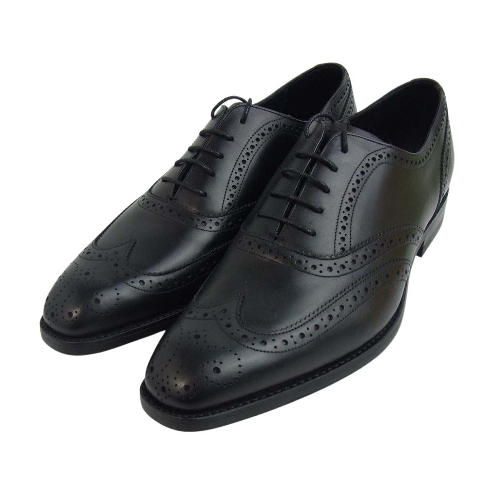 バーカー 4276FW13 CAP OXFORD BROGUE フルブローグ ブラックカーフ UK8.5 ブラック系 UK8.5【極上美品】【中古】