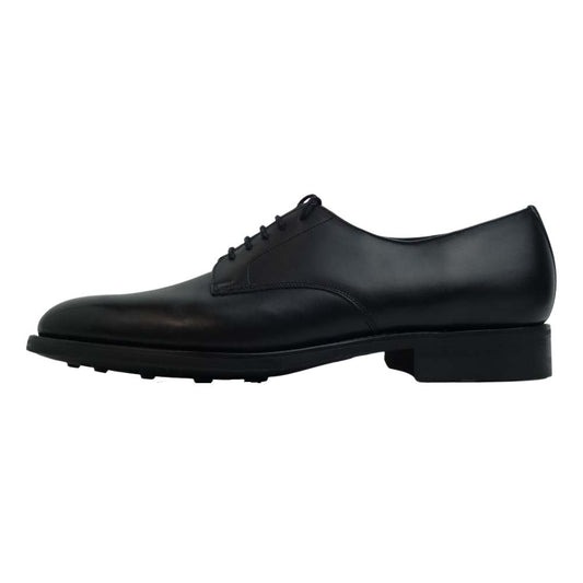 バーカー 4476DW10 DERBY ダービーシューズ ブラックカーフ UK8.5 ブラック系 8.5【極上美品】【中古】