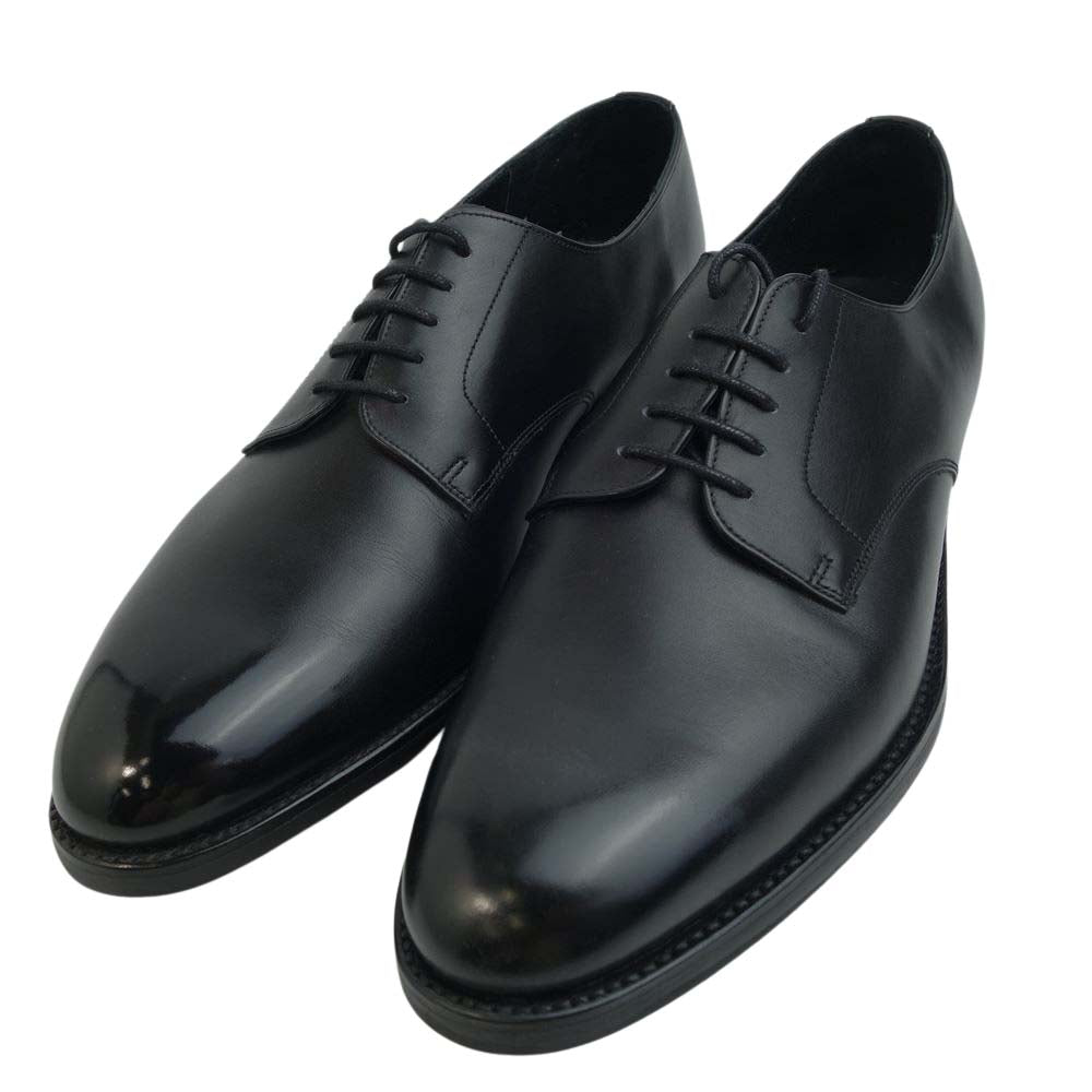 バーカー 4476DW10 DERBY ダービーシューズ ブラックカーフ UK8.5 ブラック系 8.5【極上美品】【中古】
