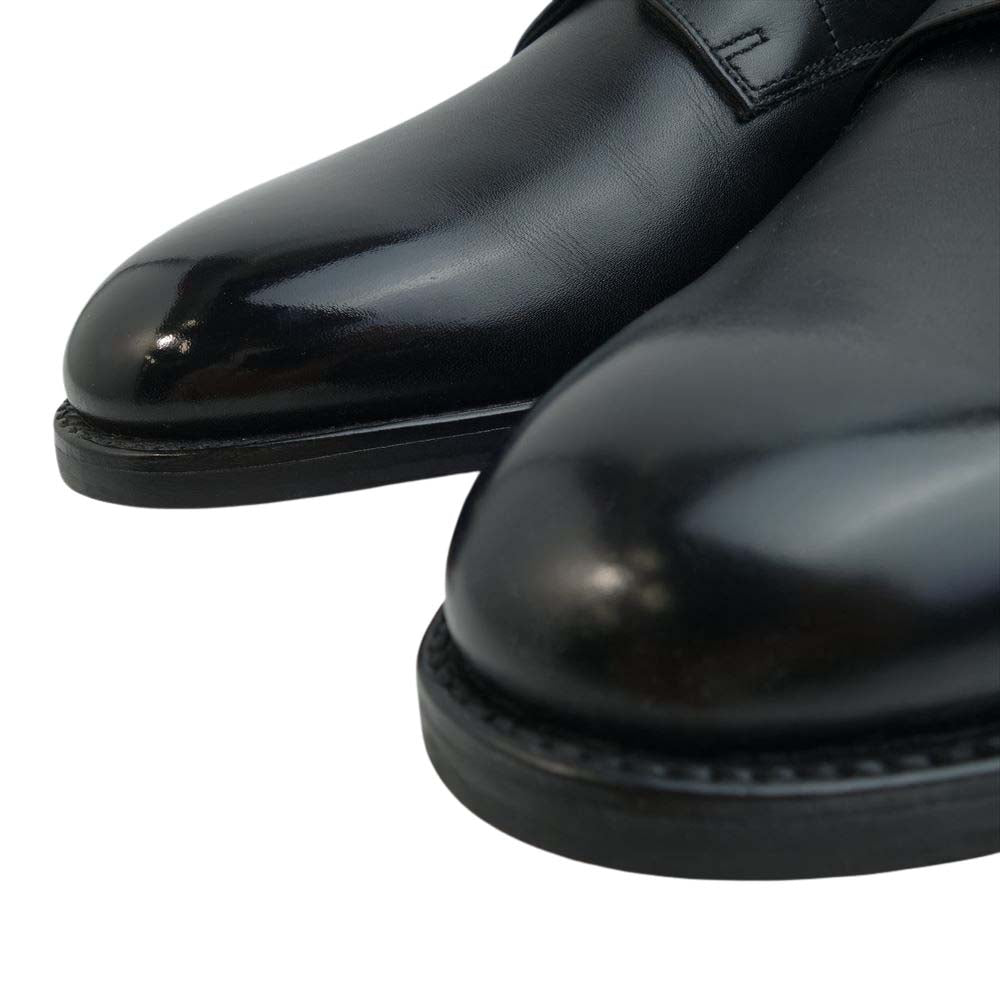バーカー 4476DW10 DERBY ダービーシューズ ブラックカーフ UK8.5 ブラック系 8.5【極上美品】【中古】