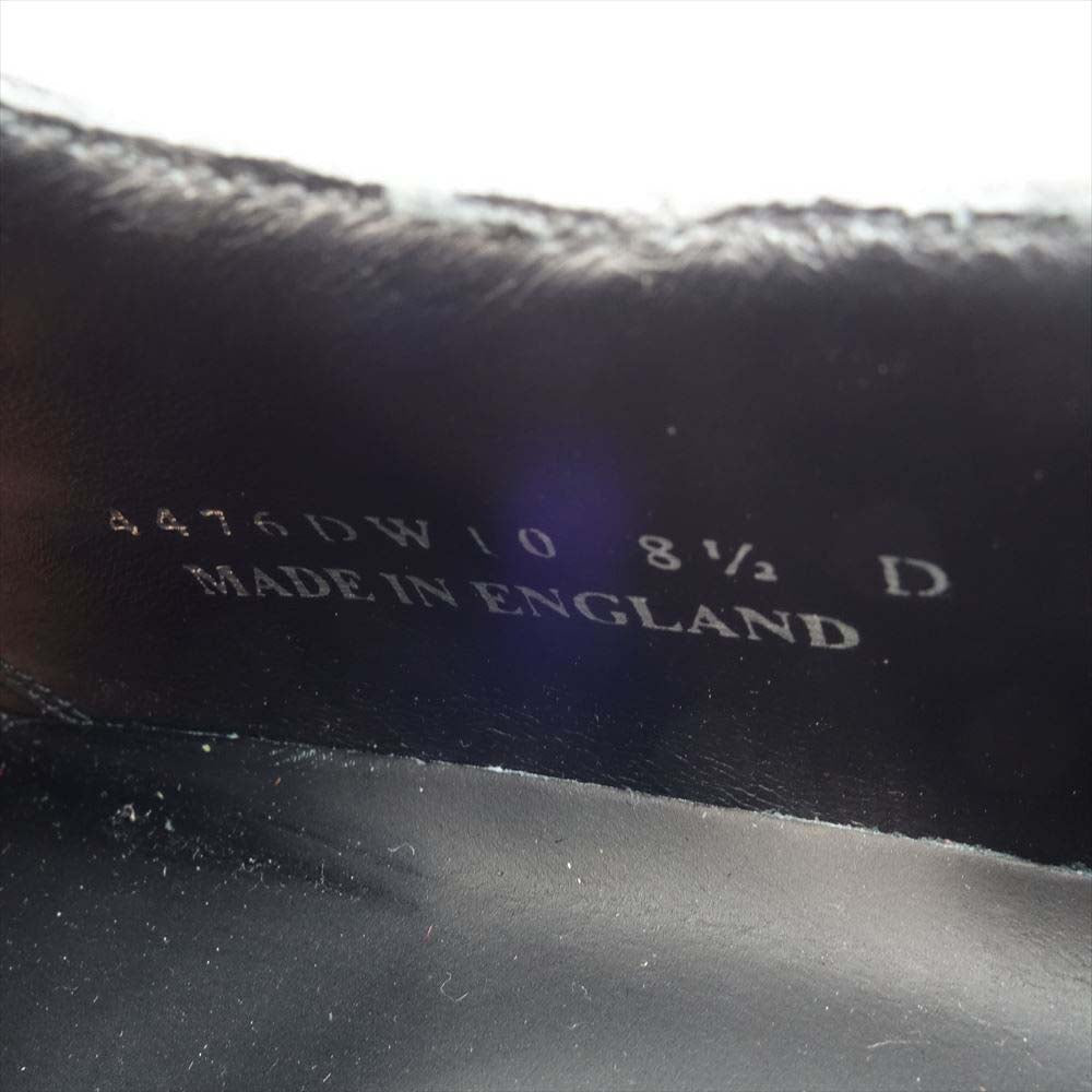 バーカー 4476DW10 DERBY ダービーシューズ ブラックカーフ UK8.5 ブラック系 8.5【極上美品】【中古】
