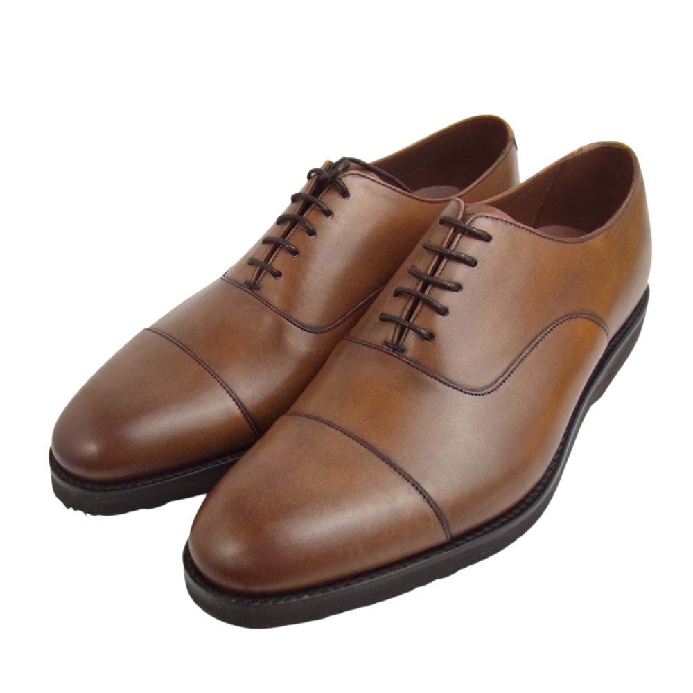 バーカー 4576FW11 OXFORD SNEAKER ANTIQUE ROSEWOOD ストレートチップシューズ  ブラウン系 UK7【極上美品】【中古】