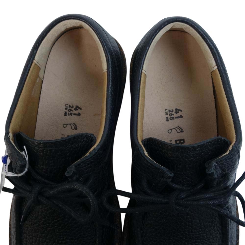 BIRKENSTOCK ビルケンシュトック 1015014 Pasadena パサデナ ナチュラルレザー シューズ ブラック系 41【極上美品】【中古】