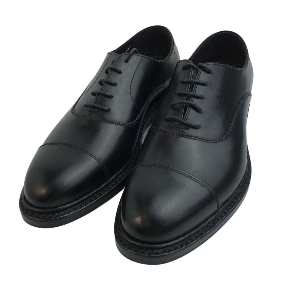 JALAN SRIWIJAYA ジャランスリウァヤ 98655 ストレートチップシューズ レザーラバーソール ブラックカーフ UK5.5 BLACK CALF UK5.5【極上美品】【中古】