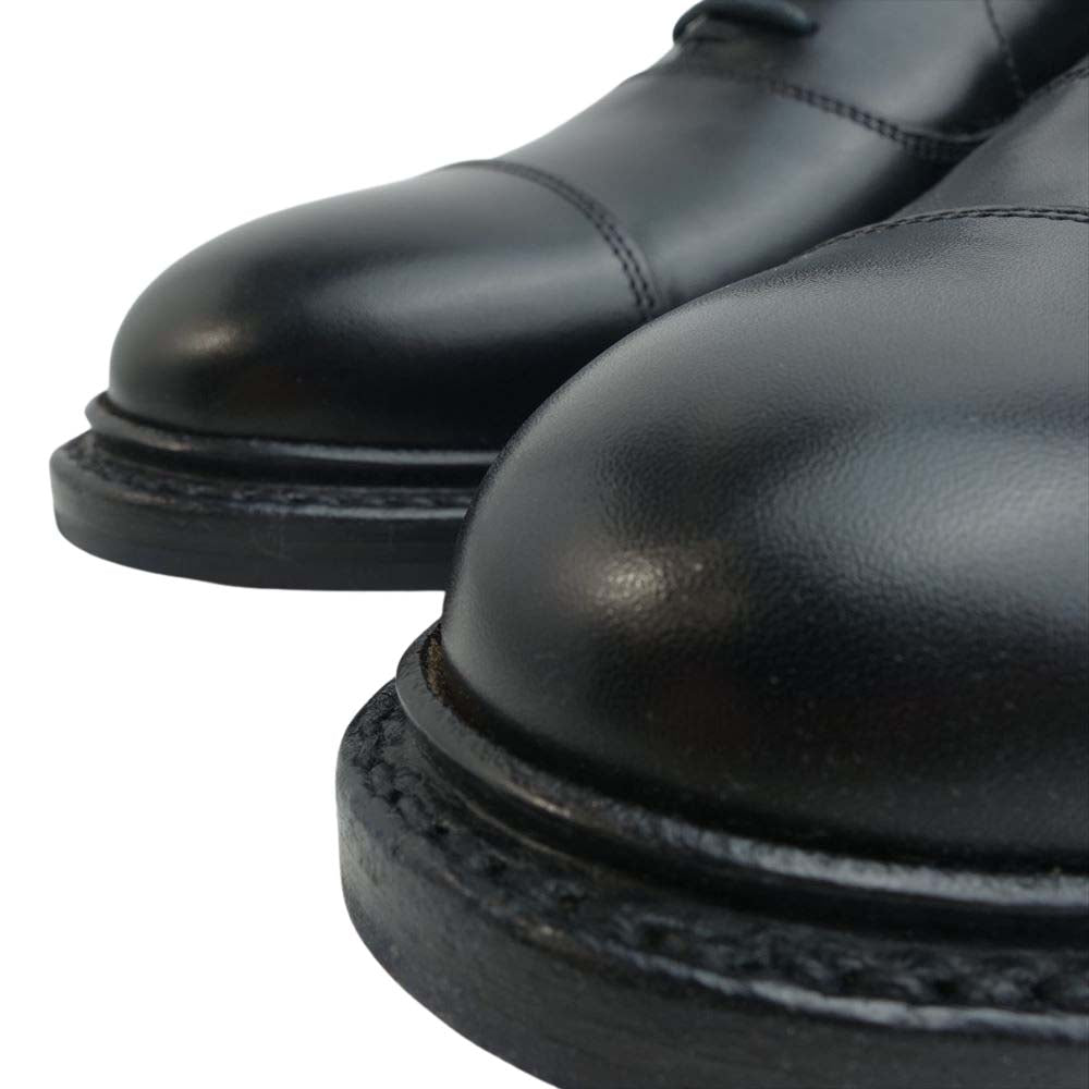 JALAN SRIWIJAYA ジャランスリウァヤ 98655 ストレートチップシューズ レザーラバーソール ブラックカーフ UK5.5 BLACK CALF UK5.5【極上美品】【中古】