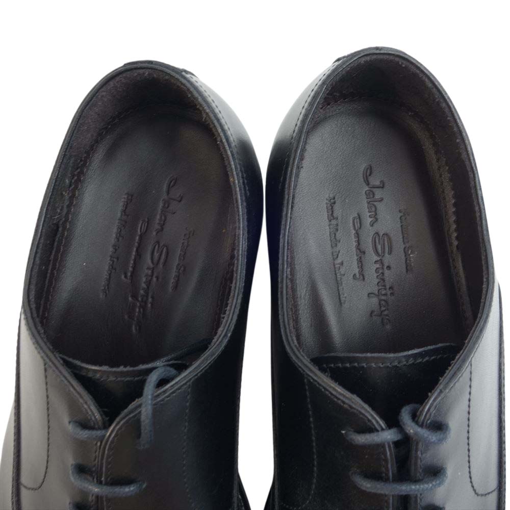 JALAN SRIWIJAYA ジャランスリウァヤ 98655 ストレートチップシューズ レザーラバーソール ブラックカーフ UK5.5 BLACK CALF UK5.5【極上美品】【中古】