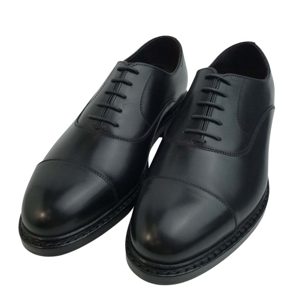 JALAN SRIWIJAYA ジャランスリウァヤ 98655 ストレートチップシューズ レザーゴンマソール ブラックカーフ UK5 BLACK CALF UK5【極上美品】【中古】