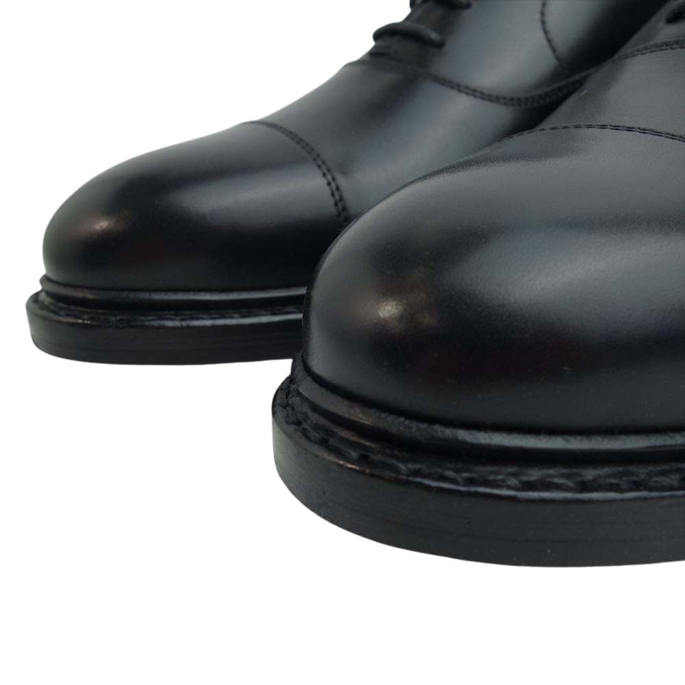 JALAN SRIWIJAYA ジャランスリウァヤ 98655 ストレートチップシューズ レザーゴンマソール ブラックカーフ UK5 BLACK CALF UK5【極上美品】【中古】