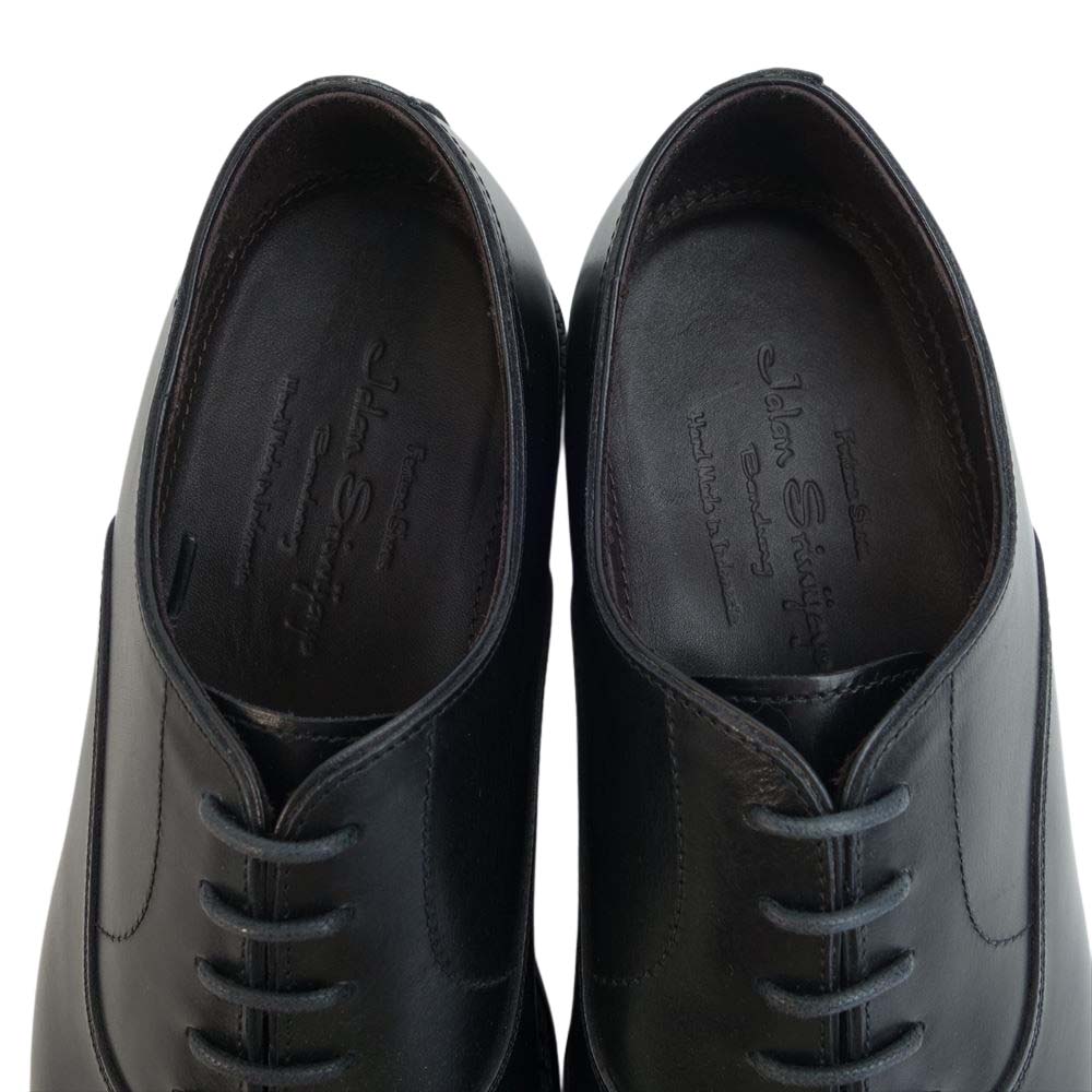 JALAN SRIWIJAYA ジャランスリウァヤ 98655 ストレートチップシューズ レザーゴンマソール ブラックカーフ UK5 BLACK CALF UK5【極上美品】【中古】