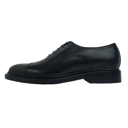 JALAN SRIWIJAYA ジャランスリウァヤ 98655 ストレートチップシューズ レザーゴンマソール ブラックカーフ UK6.5 BLACK CALF UK6.5【極上美品】【中古】