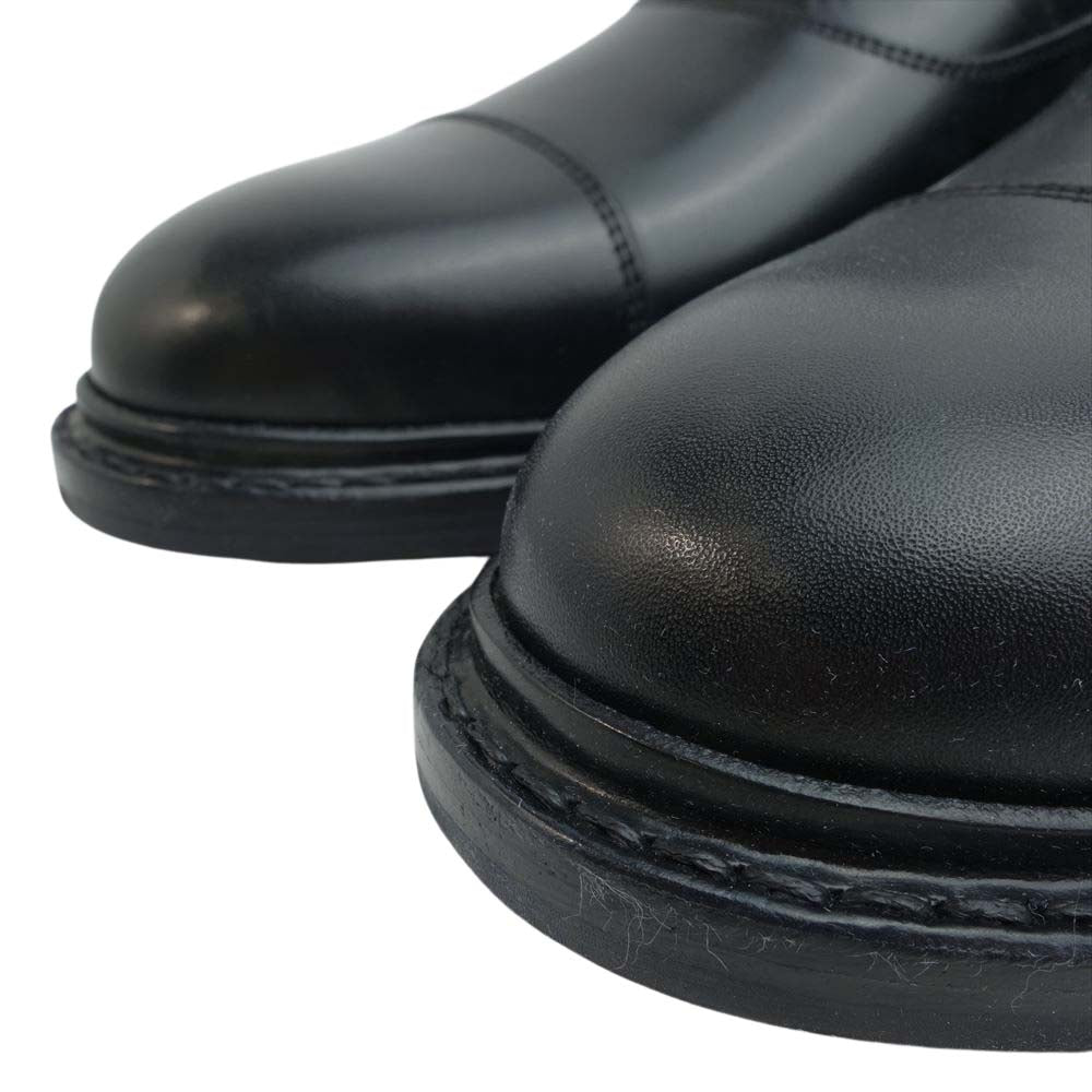 JALAN SRIWIJAYA ジャランスリウァヤ 98655 ストレートチップシューズ レザーゴンマソール ブラックカーフ UK6.5 BLACK CALF UK6.5【極上美品】【中古】