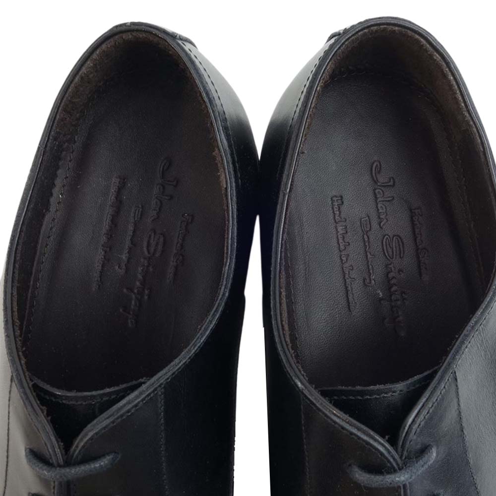 JALAN SRIWIJAYA ジャランスリウァヤ 98655 ストレートチップシューズ レザーゴンマソール ブラックカーフ UK6.5 BLACK CALF UK6.5【極上美品】【中古】