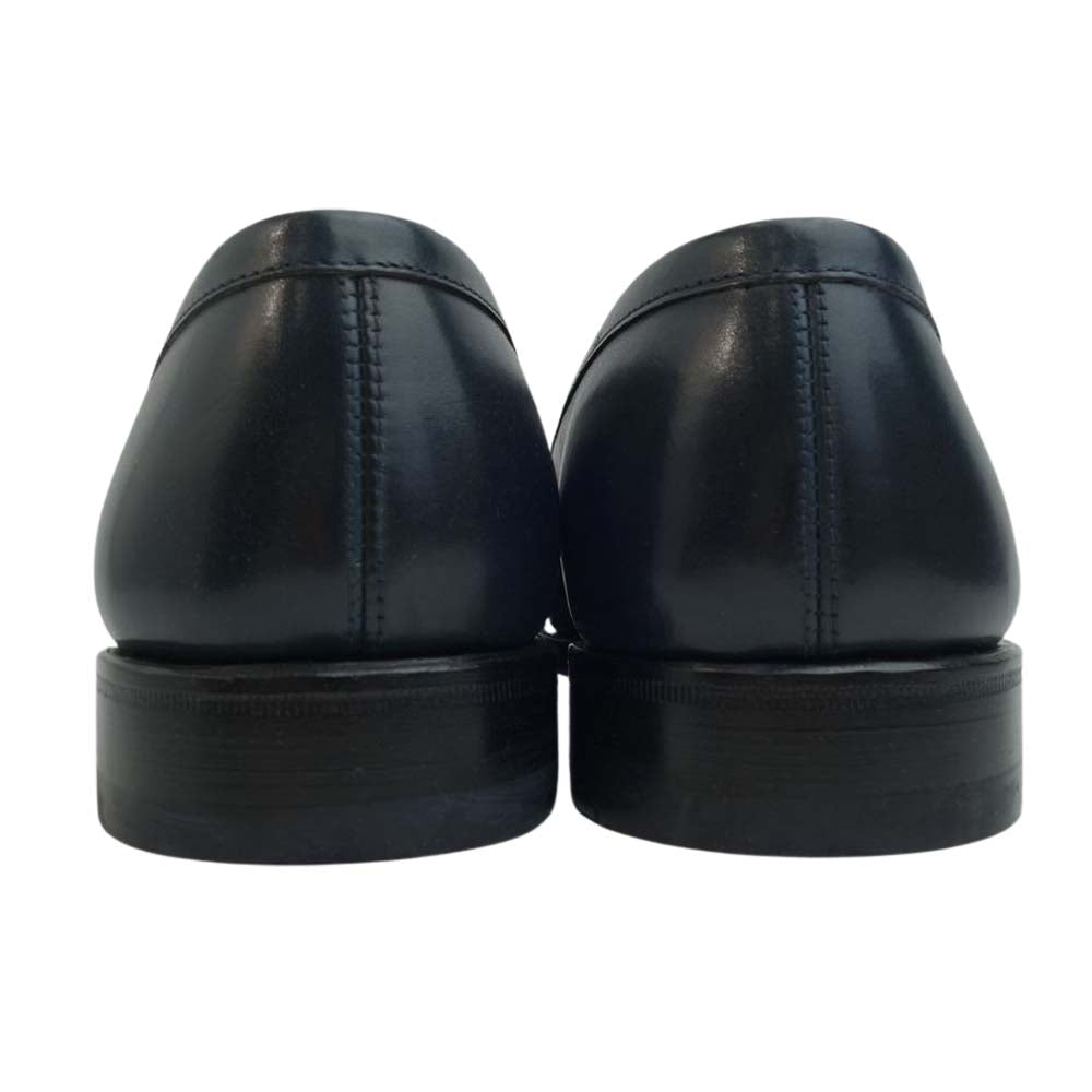 JALAN SRIWIJAYA ジャランスリウァヤ 98589 コインローファー レザーソール ネイビーカーフ UK6 NAVY CALF UK6【極上美品】【中古】