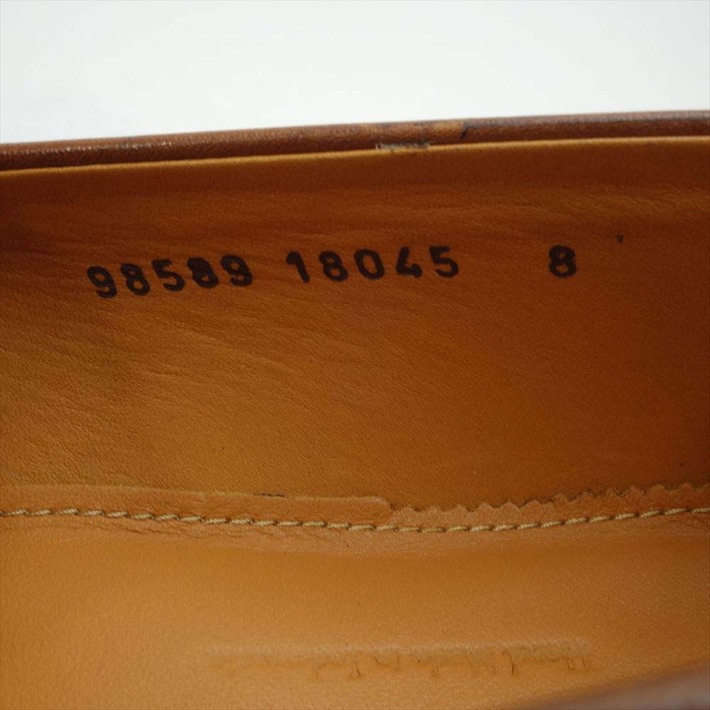 JALAN SRIWIJAYA ジャランスリウァヤ 98589 コインローファー レザーソール クオイオカーフ UK8 CUOIO CALF  UK8【極上美品】【中古】