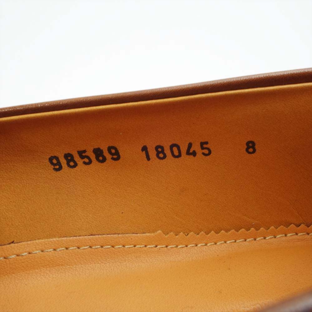 JALAN SRIWIJAYA ジャランスリウァヤ 98589 コインローファー レザーソール クオイオカーフ UK8 CUOIO CALF UK8【極上美品】【中古】
