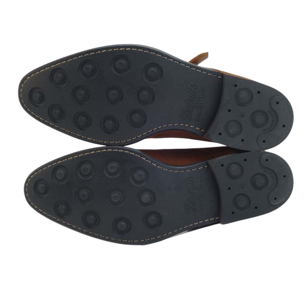 JALAN SRIWIJAYA ジャランスリウァヤ 98374 ダブルモンクストラップ ダイナイトソール ドレスシューズ スナッフスエード UK9.5 CNUFF SUEDE 9.5【極上美品】【中古】