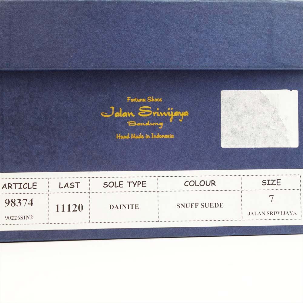 JALAN SRIWIJAYA ジャランスリウァヤ 98374 ダイナイトソール ドレスシューズ スナッフスエード UK7 SNUFF SUEDE UK7【極上美品】【中古】