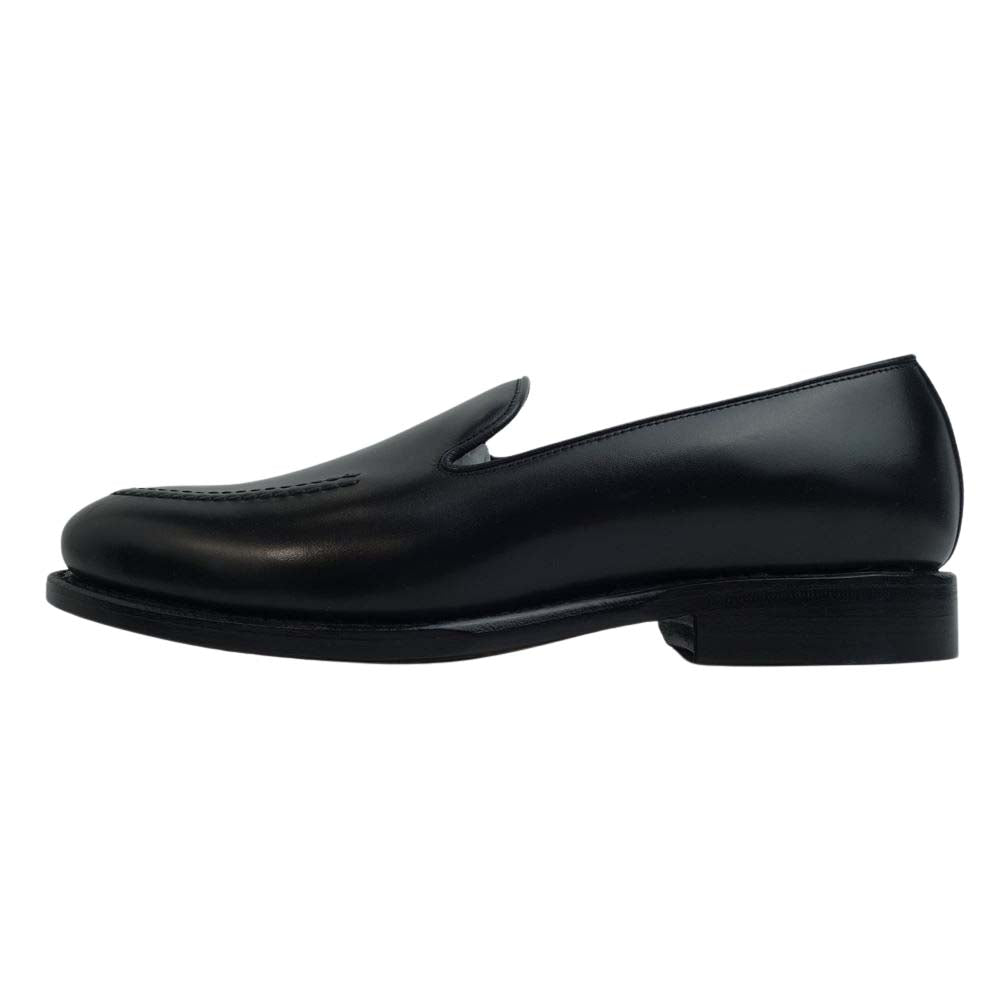 JALAN SRIWIJAYA ジャランスリウァヤ 98957 オペラシューズ スリッポン レザーソール ブラックカーフ UK6 BLACK CALF UK6【極上美品】【中古】