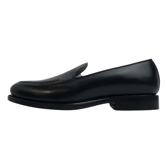 JALAN SRIWIJAYA ジャランスリウァヤ 98957 オペラシューズ スリッポン レザーソール ブラックカーフ UK6 BLACK CALF UK6【極上美品】【中古】