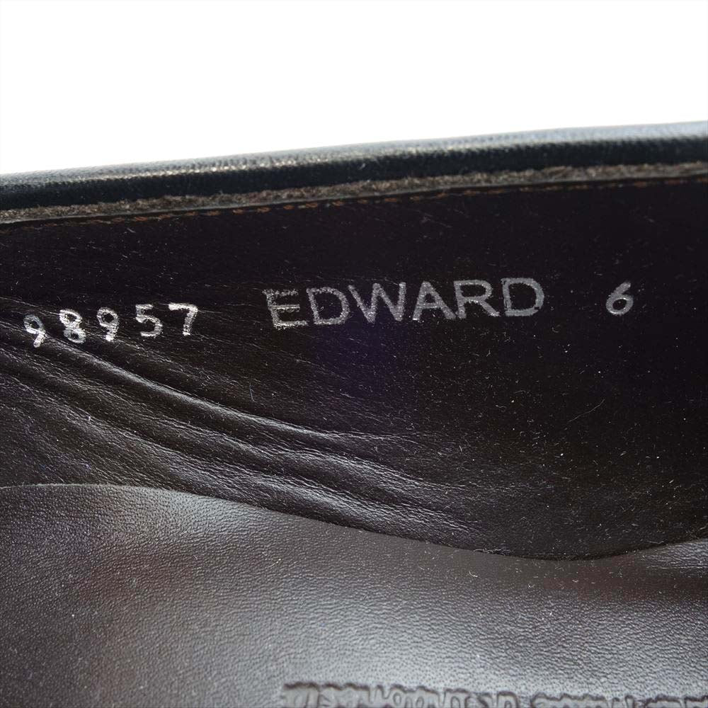 JALAN SRIWIJAYA ジャランスリウァヤ 98957 オペラシューズ スリッポン レザーソール ブラックカーフ UK6 BLACK CALF UK6【極上美品】【中古】