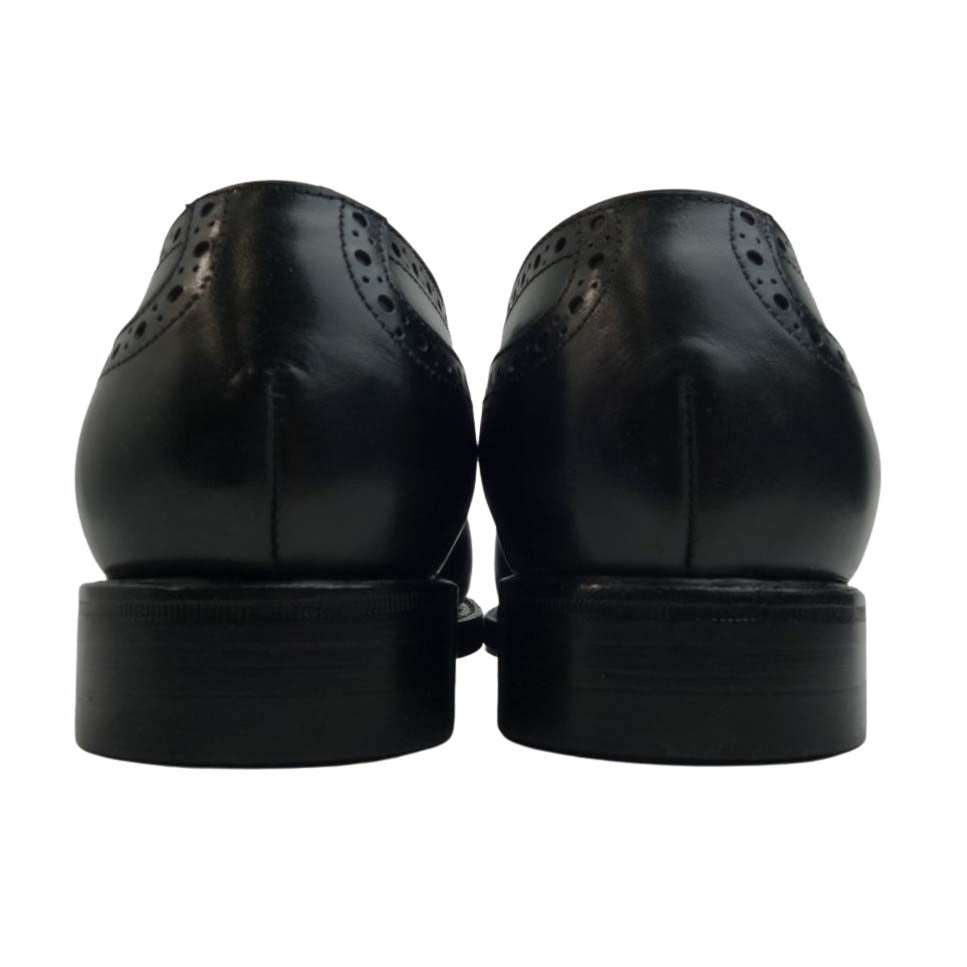JALAN SRIWIJAYA ジャランスリウァヤ 98441 セミブローグ シューズ ダイナイトソール ブラックカーフ UK6.5 BLACK CALF UK6.5【極上美品】【中古】