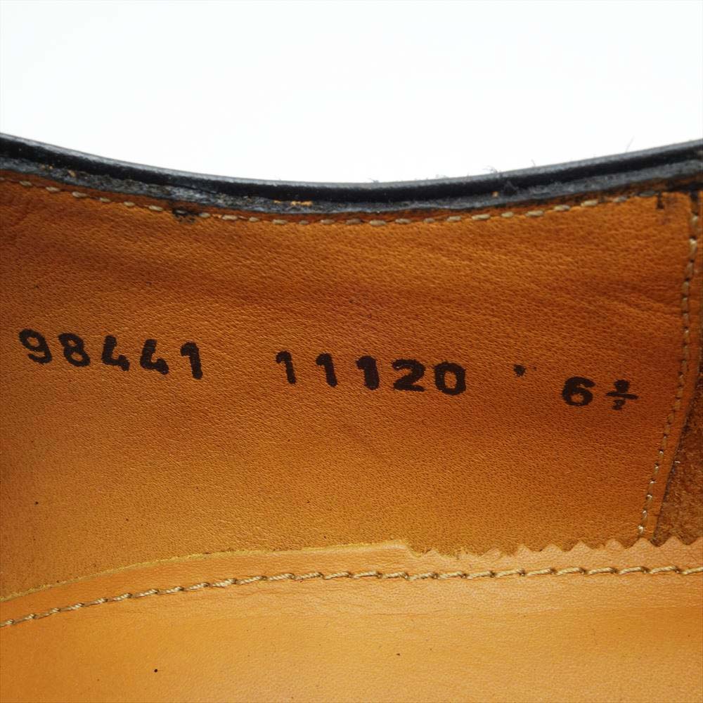 JALAN SRIWIJAYA ジャランスリウァヤ 98441 セミブローグ シューズ ダイナイトソール ブラックカーフ UK6.5 BLACK CALF UK6.5【極上美品】【中古】