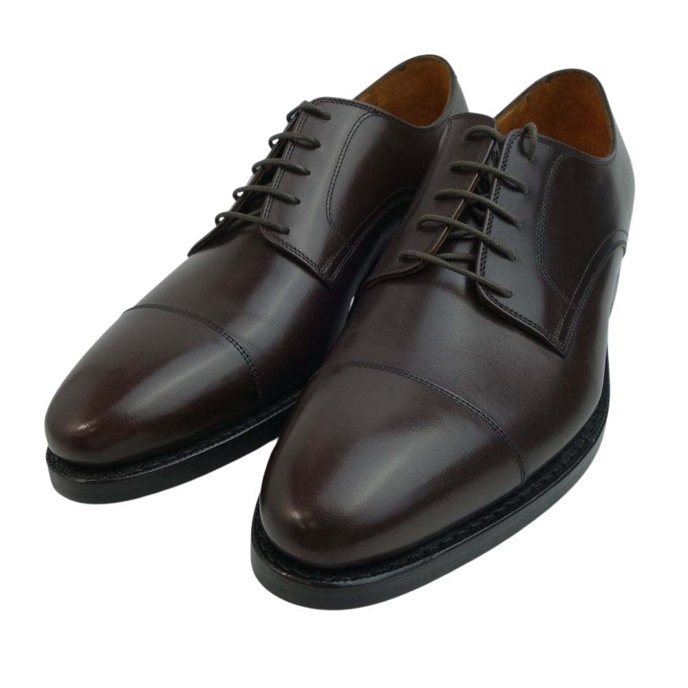JALAN SRIWIJAYA ジャランスリウァヤ 98782 ストレートチップ ダイナイトソール ドレスシューズ ダークブラウン UK8 D.BROWN SALF UK8【極上美品】【中古】