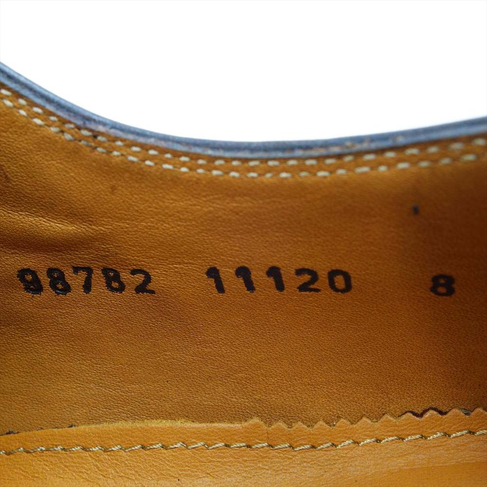 JALAN SRIWIJAYA ジャランスリウァヤ 98782 ストレートチップ ダイナイトソール ドレスシューズ ダークブラウン UK8 D.BROWN SALF UK8【極上美品】【中古】