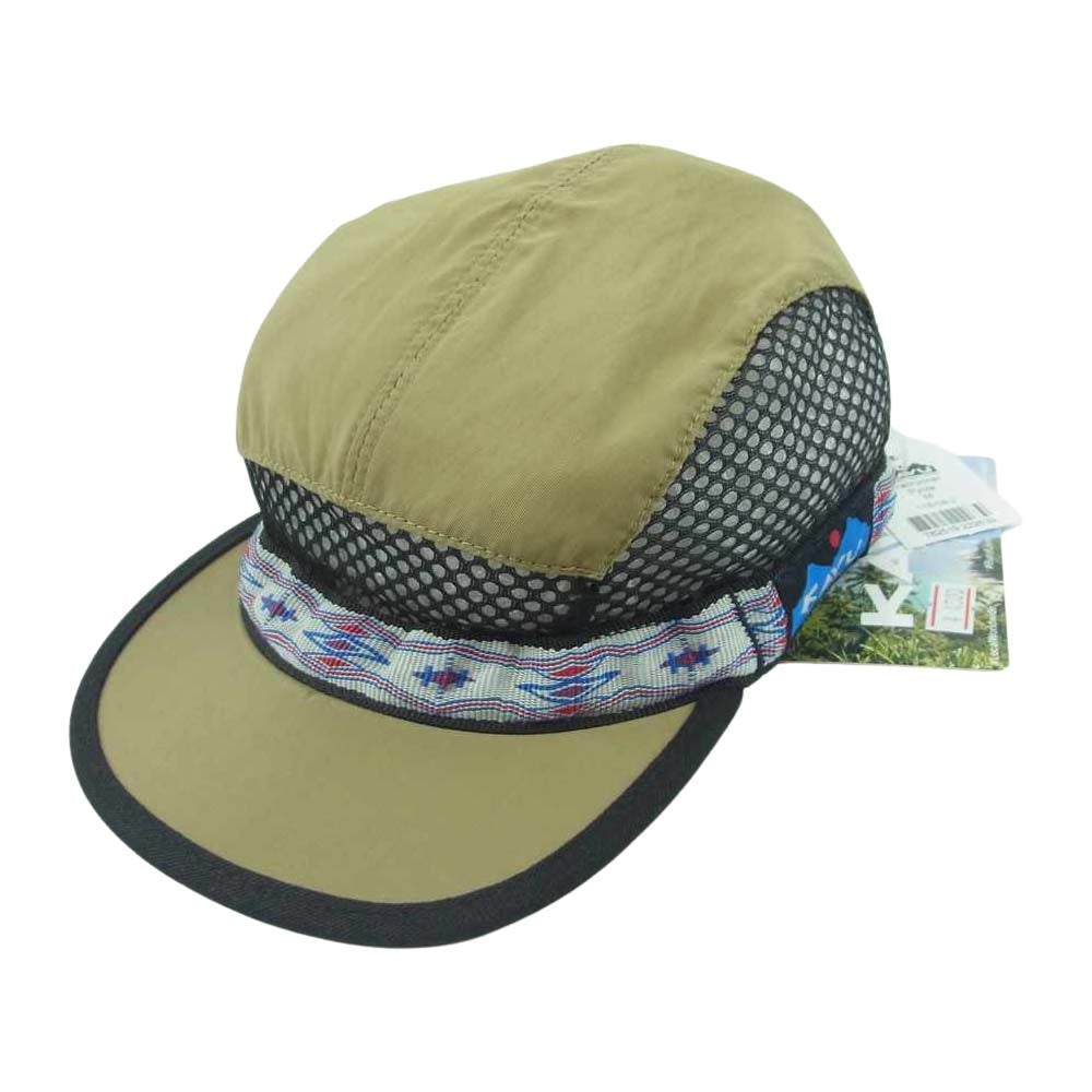 カブー Trailrunner トレイルランナー キャップ アメリカ製 ベージュ系 M【新古品】【未使用】【中古】