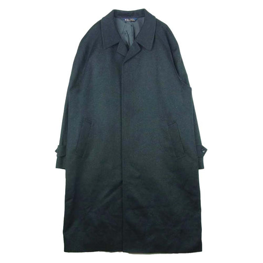 Brooks Brothers ブルックスブラザーズ 40714-12 国内正規品 カシミヤ 比翼 ステンカラー コート ダークグレー系【美品】【中古】