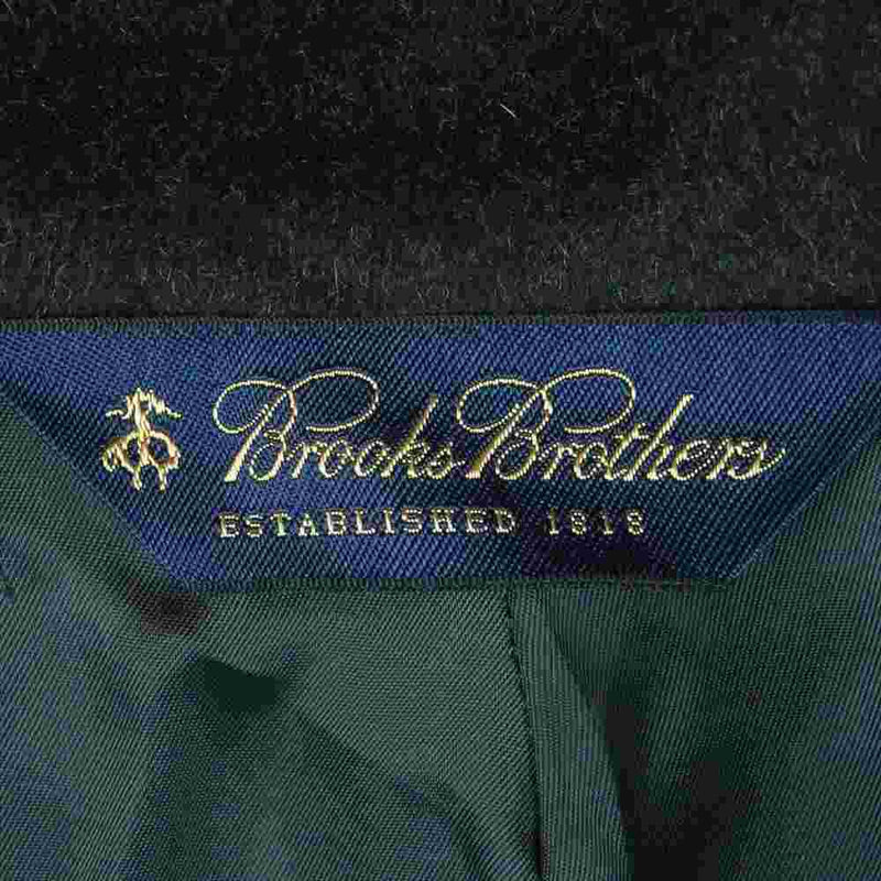 Brooks Brothers ブルックスブラザーズ 40714-12 国内正規品 カシミヤ 比翼 ステンカラー コート ダークグレー系【美品】【中古】