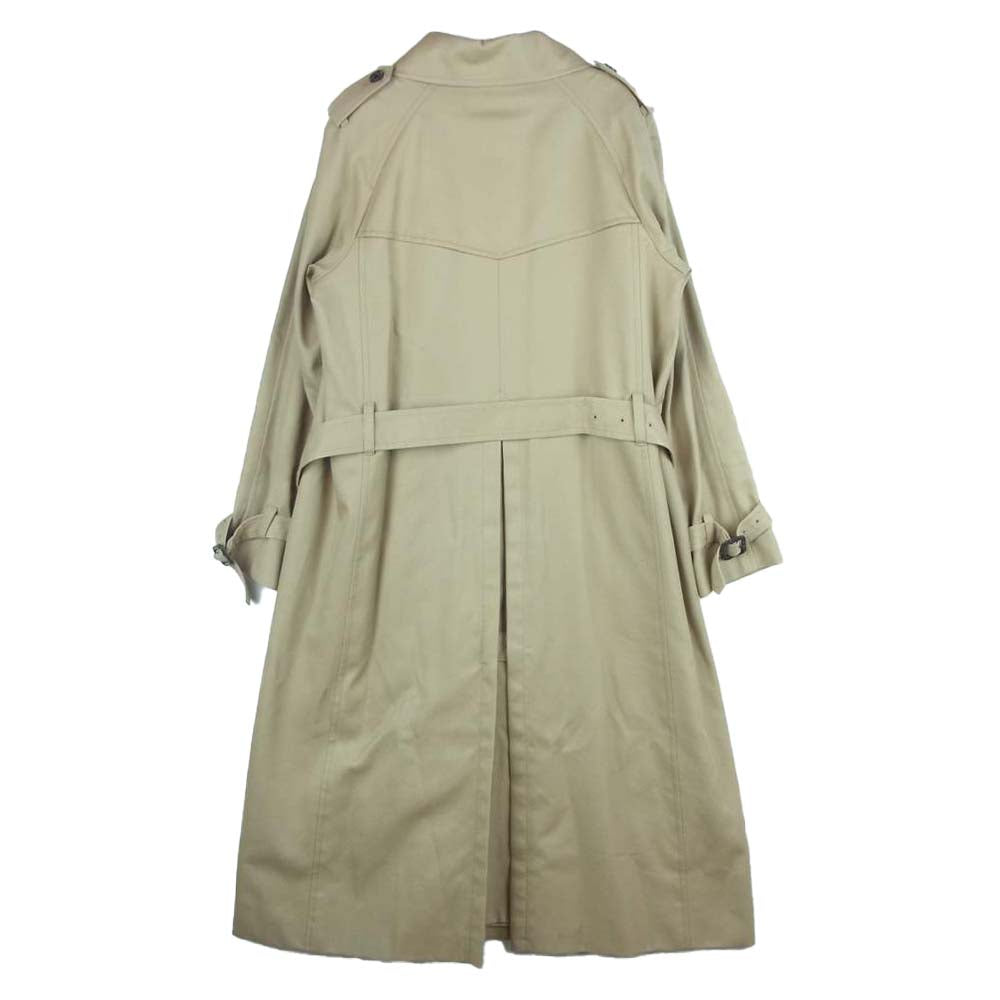beautiful people ビューティフルピープル 18AW 1835103424 ライナー付き アルティメイト ピマツイル マキシ ロング トレンチ コート ベージュ系 150【中古】