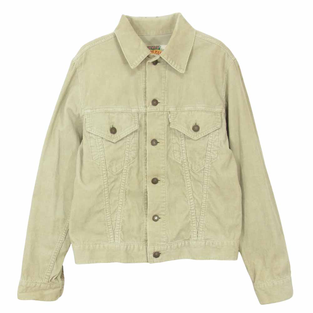 Levi's リーバイス 9070-14 復刻 70505 BIG E コーデュロイ ベージュ系 38【中古】
