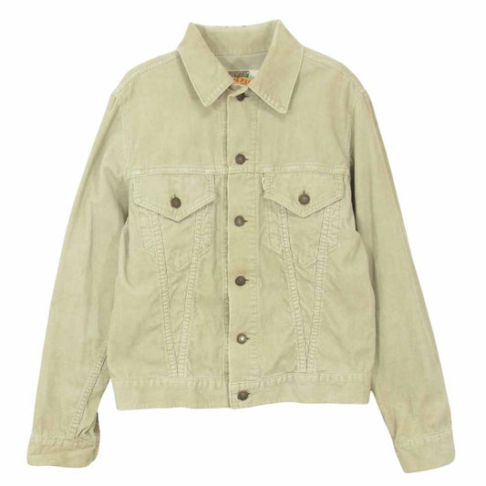 Levi's リーバイス 9070-14 復刻 70505 BIG E コーデュロイ ベージュ系 38【中古】