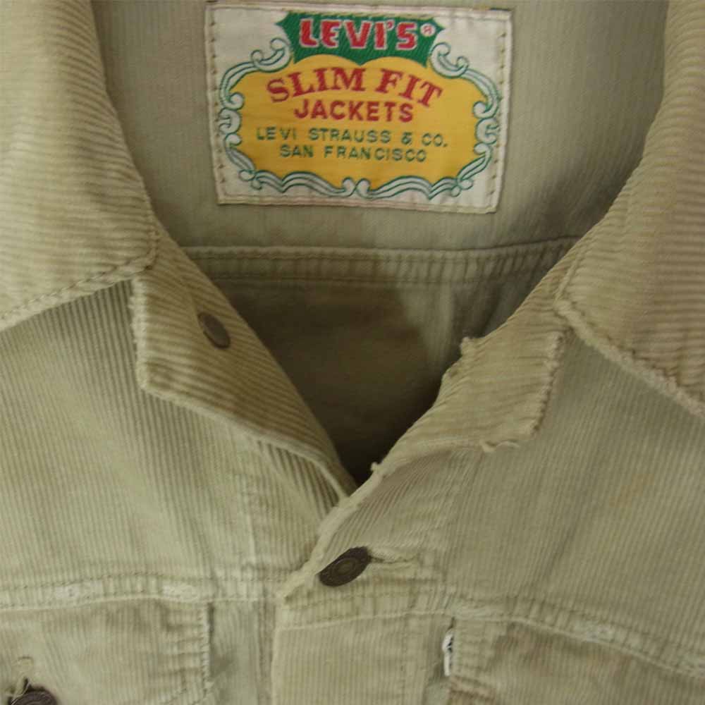 Levi's リーバイス 9070-14 復刻 70505 BIG E コーデュロイ ベージュ系 38【中古】
