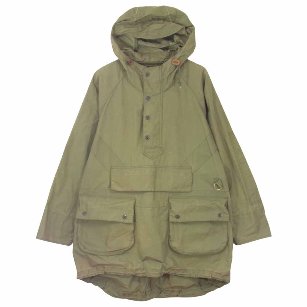 Engineered Garments エンジニアードガーメンツ × Barbour バブアー WARBY JACKET ワービー ジャケット ミリタリー プルオーバー パーカー ジャケット カーキ系 S【中古】