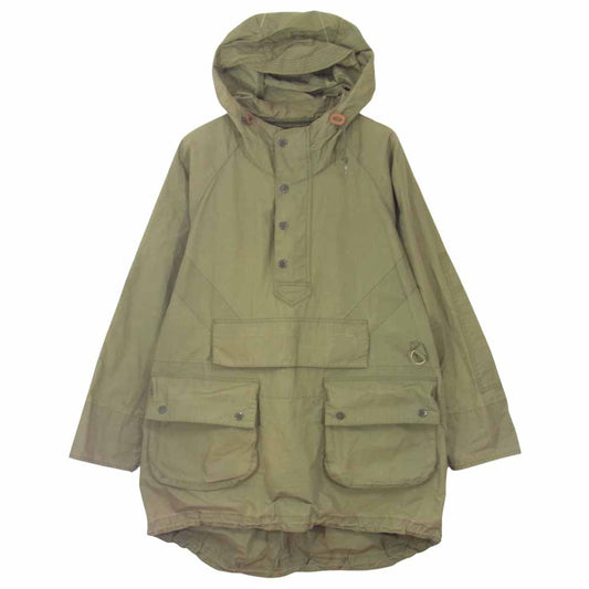 Engineered Garments エンジニアードガーメンツ × Barbour バブアー WARBY JACKET ワービー ジャケット ミリタリー プルオーバー パーカー ジャケット カーキ系 S【中古】