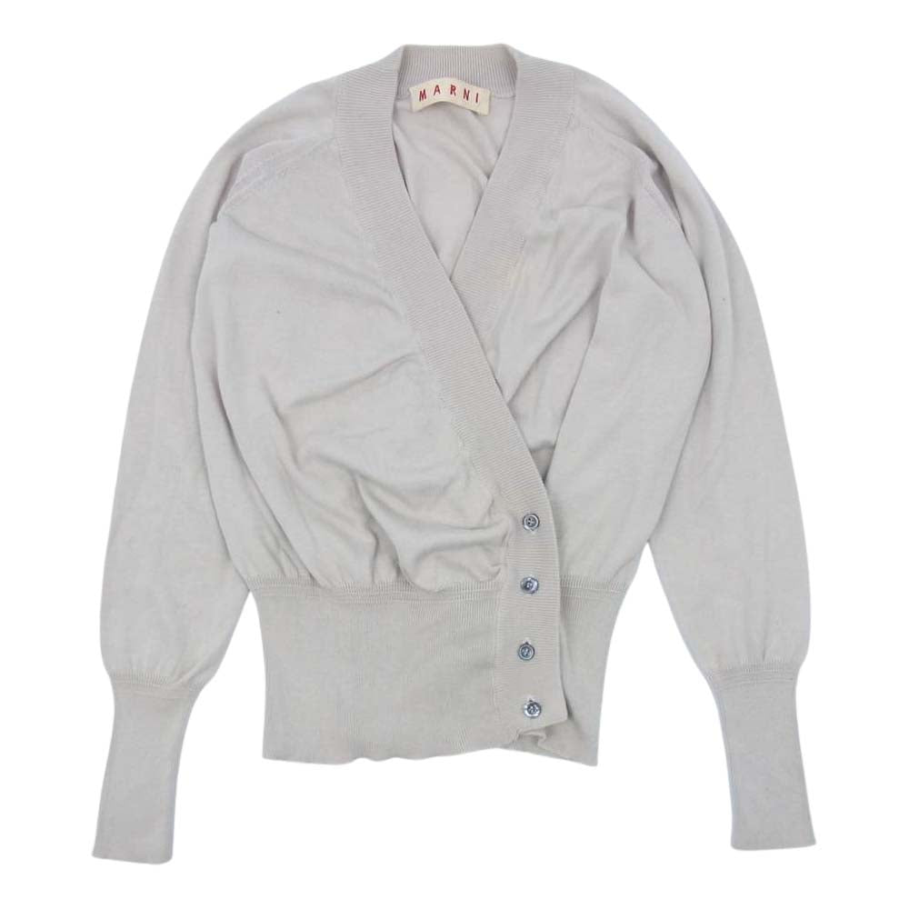MARNI マルニ イタリア製 コットン ボレロ カーディガン ベージュ系 38【中古】