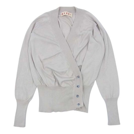 MARNI マルニ イタリア製 コットン ボレロ カーディガン ベージュ系 38【中古】